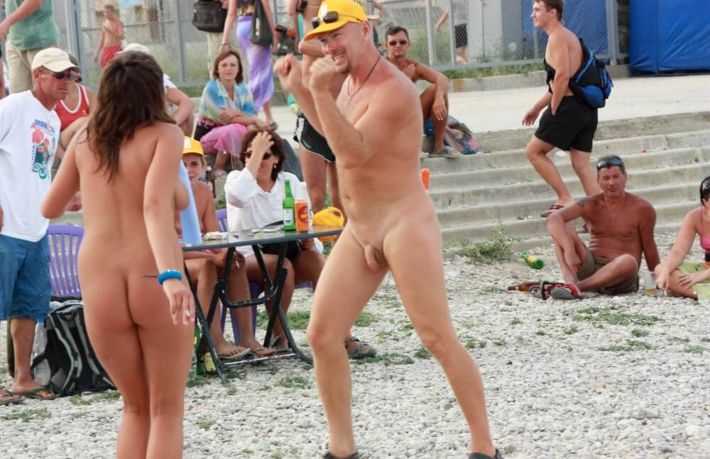Pics Neptune Beach Cleanup - Values trust and friendliness among naked people