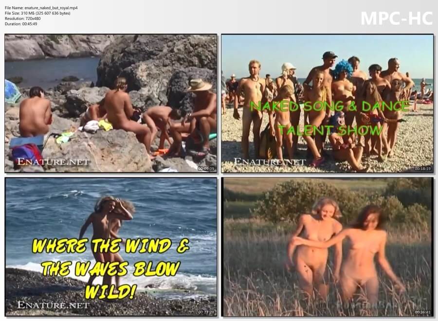 Enature - Naked royal vacation at sea - Nudity is part of natural existence