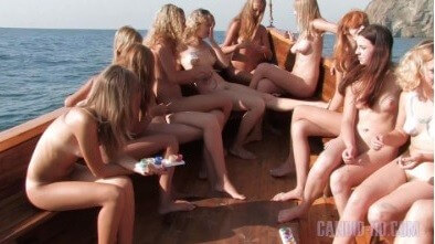 Candid HD: Nudist Boat Cruise Full HD video - Nudity as an expression of natural beauty