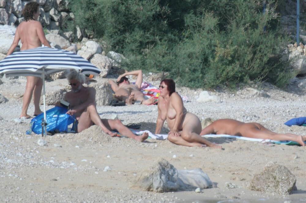 Croatian Baska Beach pics - The desire to connect with nature and be unclothed