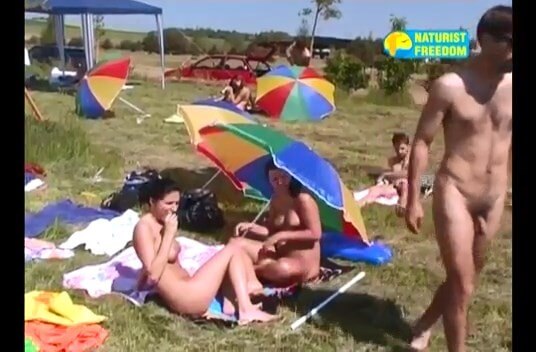 Naturist Freedom Bathing and Gravel Pit - Clothing is also a mask for a nudist