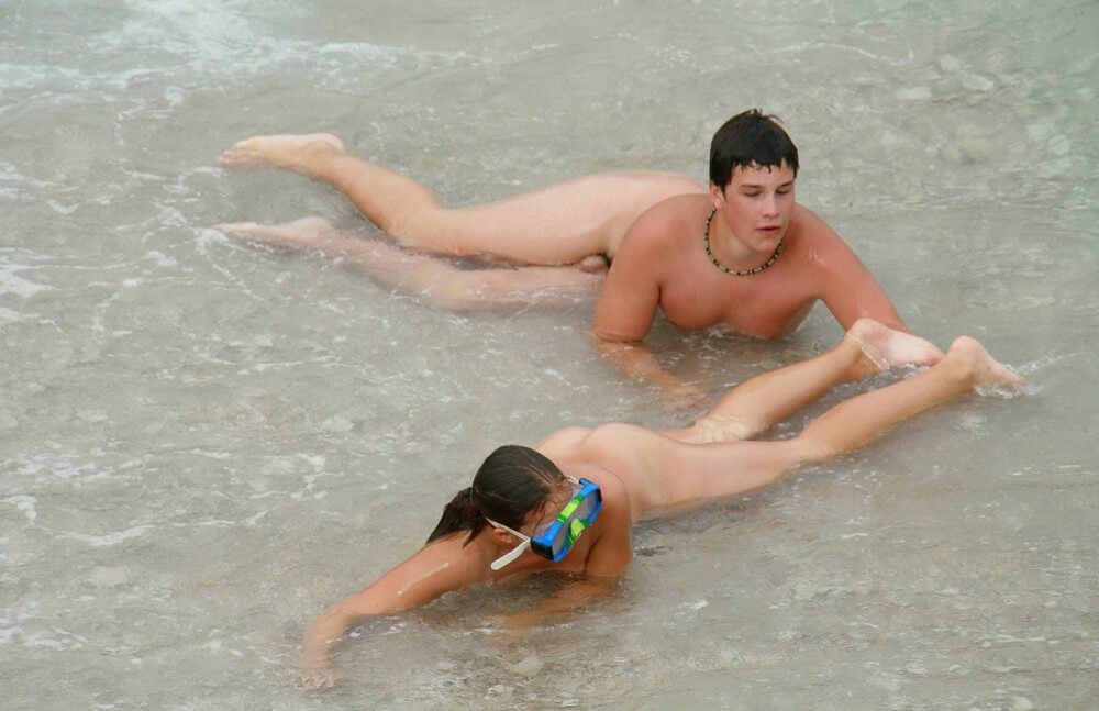Wading In The Shallows pics - A naturist values sincerity, as well as honesty and openness