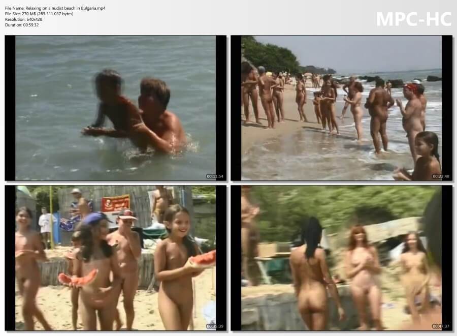 Relaxing on a nudist beach in Bulgaria - Only nudism and nothing else
