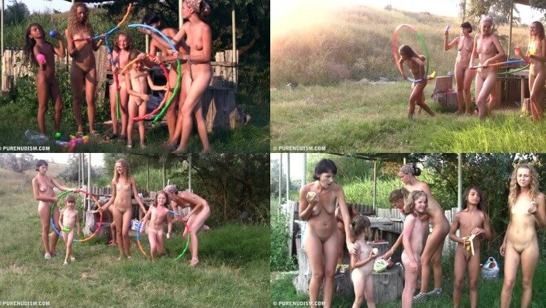 Countryside lounging 2 Full HD video - A nudist values simplicity and naturalness in life