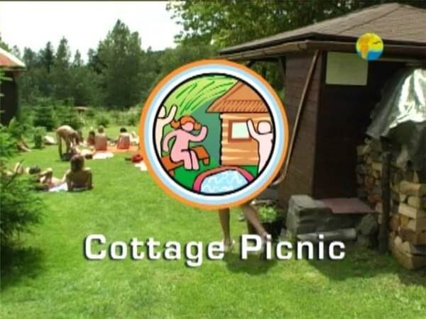Naturist Freedom: Cottage Picnic DVD - Nature fills naturists and nudists with energy and inspiration