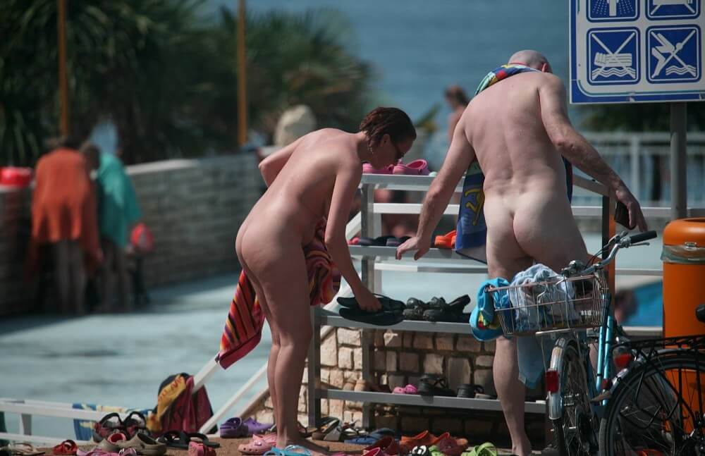 Pool Arrivals and Departures pics - Nature provides inspiration and energy for the practice of naturism and nudism