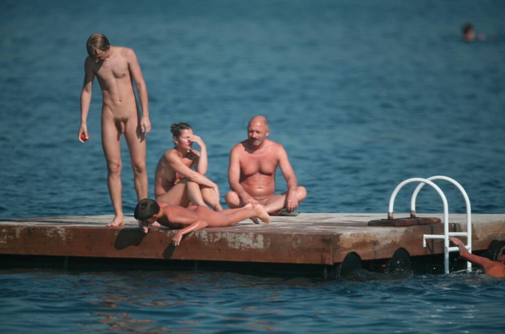 Naturist Family Water Slab pics - Nudity in naturism is an expression of respect for oneself and the world around us