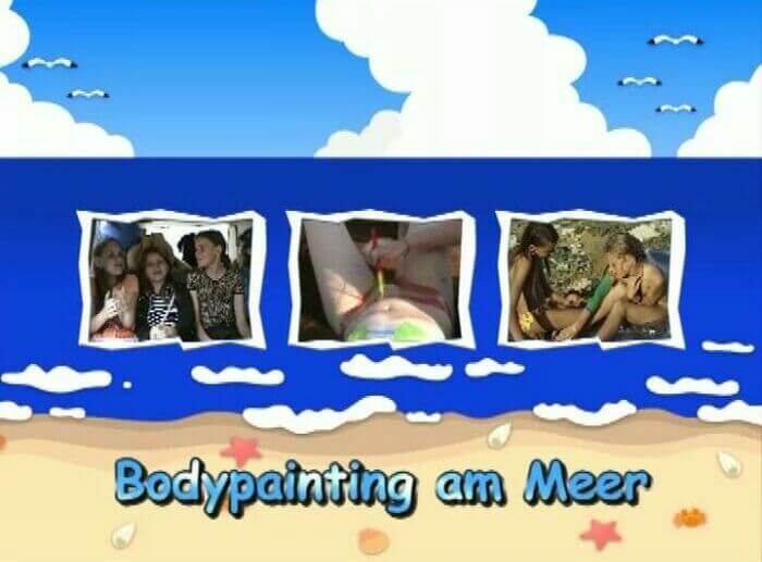 Naturistin: Bodypainting am Meer - The culture of nudism promotes tolerance and mutual understanding