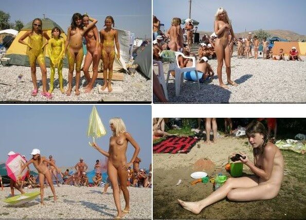 Beautiful Princesses On The Sea photos - The first step toward home nudism