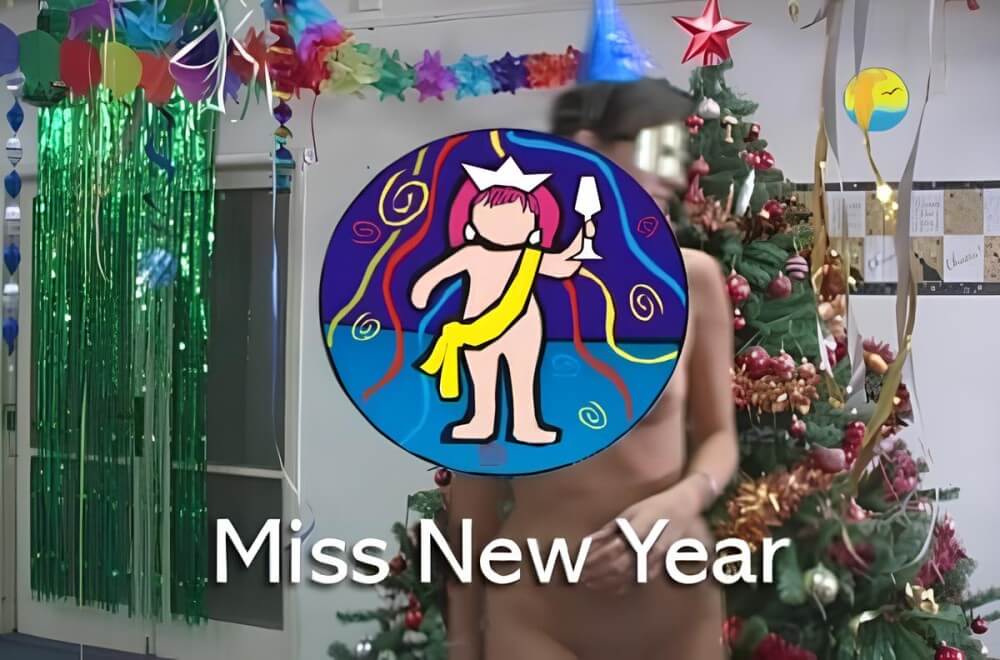 Naturist Freedom: Miss New Year - Spectators are permitted to be naked