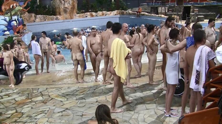 Aquatic park reunion video - Nudism supports freedom of self-expression and individuality