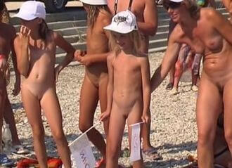 Naturist Royal Family Show video - Beautiful family nudism