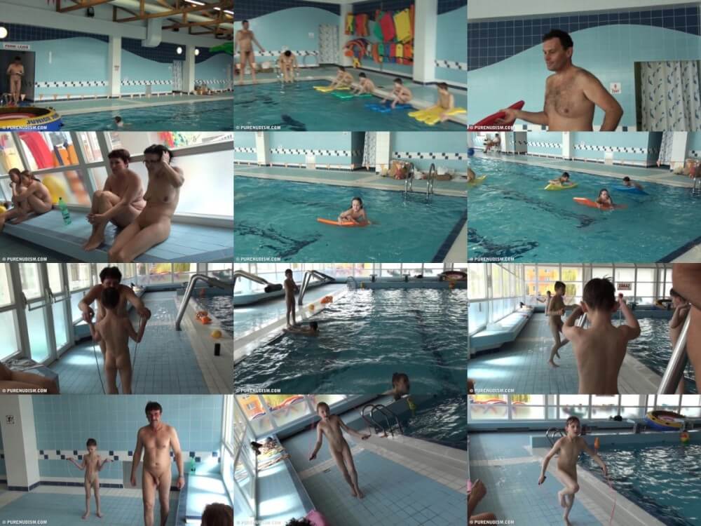 Poolside activities 2 Full HD - Boundaries disappear in the world of nudism