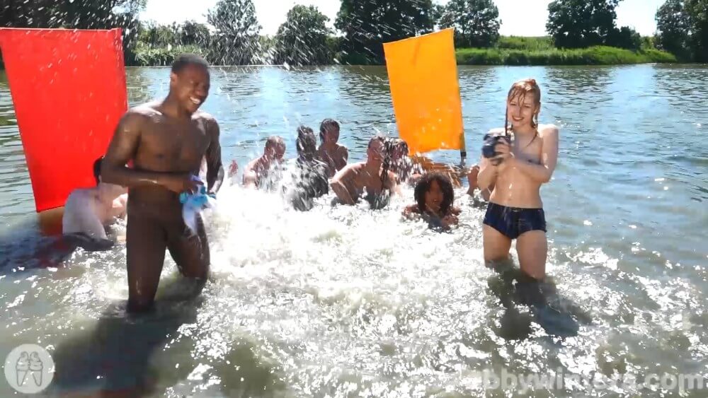 Abbywinters Beach games Full HD - Naturists love movement and activity