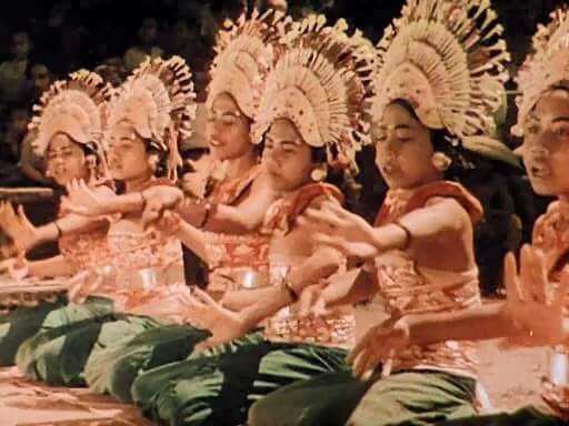 Legong Dance of the Virgins 1935 - Peace and tranquility are goals for those who choose nudism and naturism
