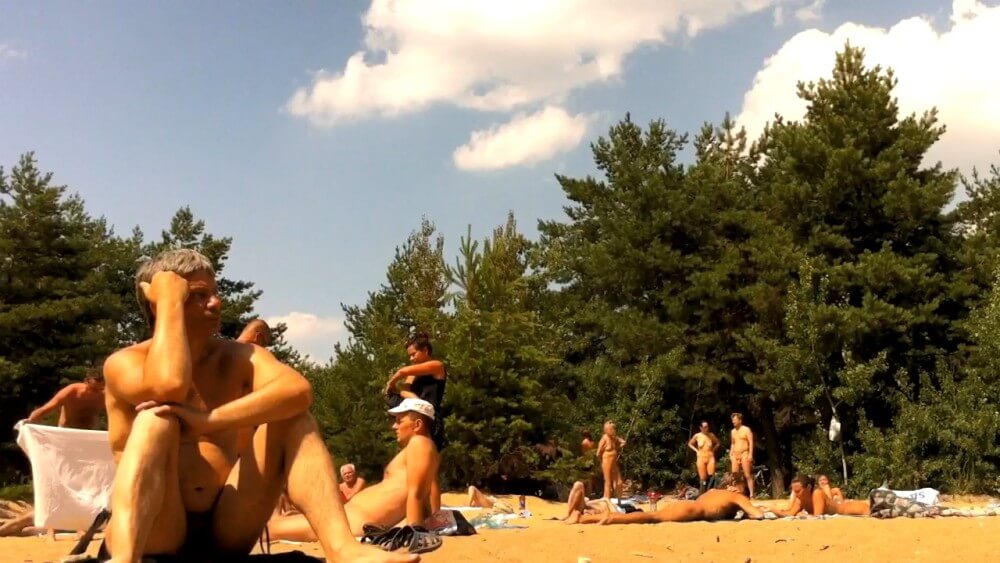Nudist camping in the forest video HD - Nudity fosters trust and mutual understanding among people