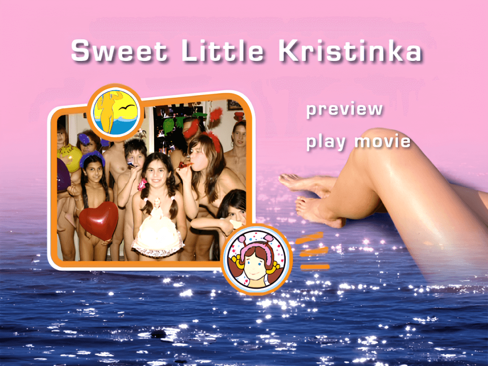 Naturist Freedom: Sweet Little Kristinka  DVD - Growing up on a nude beach